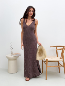 Сукня максі ART KNIT модель 37688 Фото