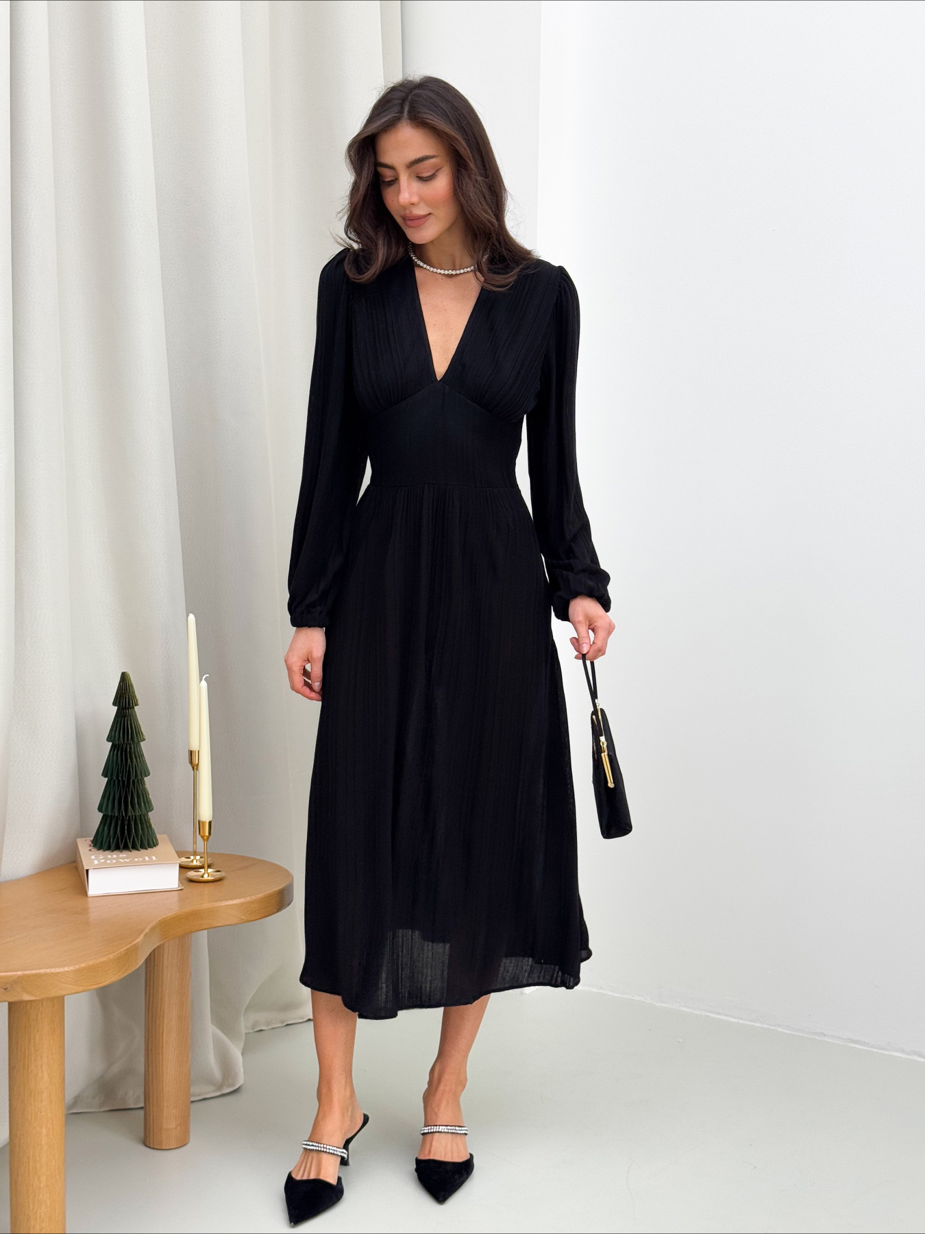 Сукня міді ART KNIT модель 39257 Фото