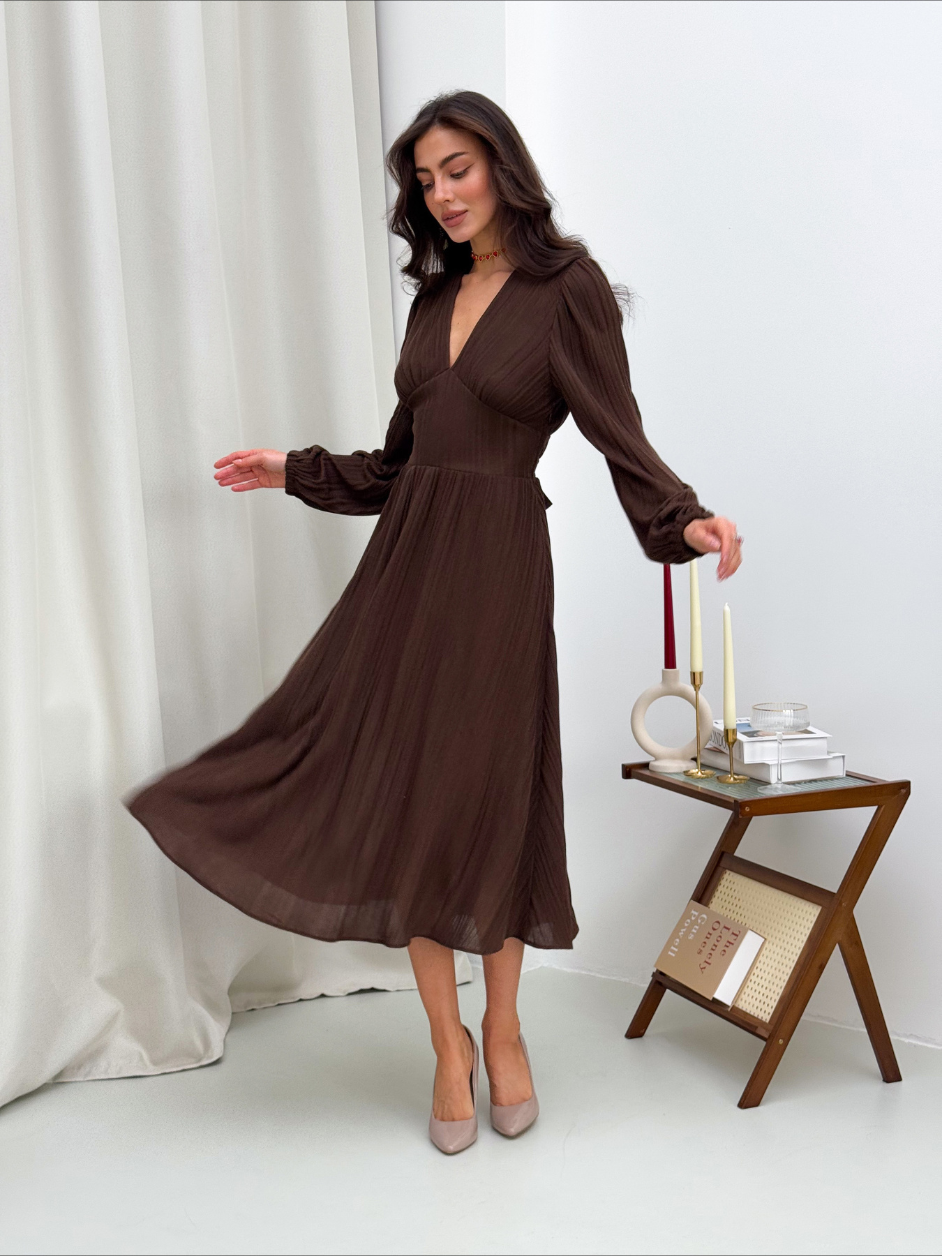 Сукня міді ART KNIT модель 39259 Фото