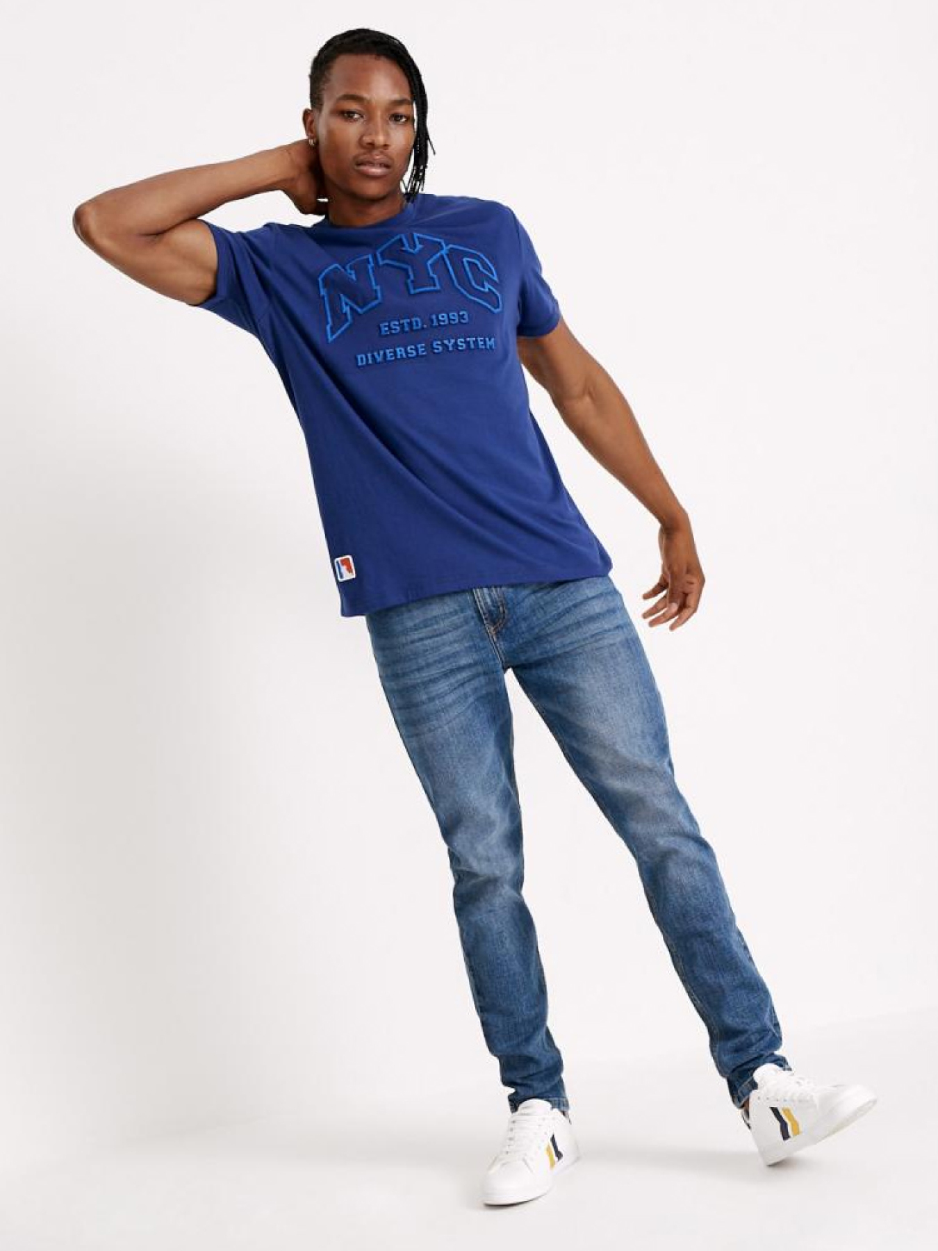 Завужені джинси DIVERSE Sheldon Vi D.Blue модель 10037424 Фото