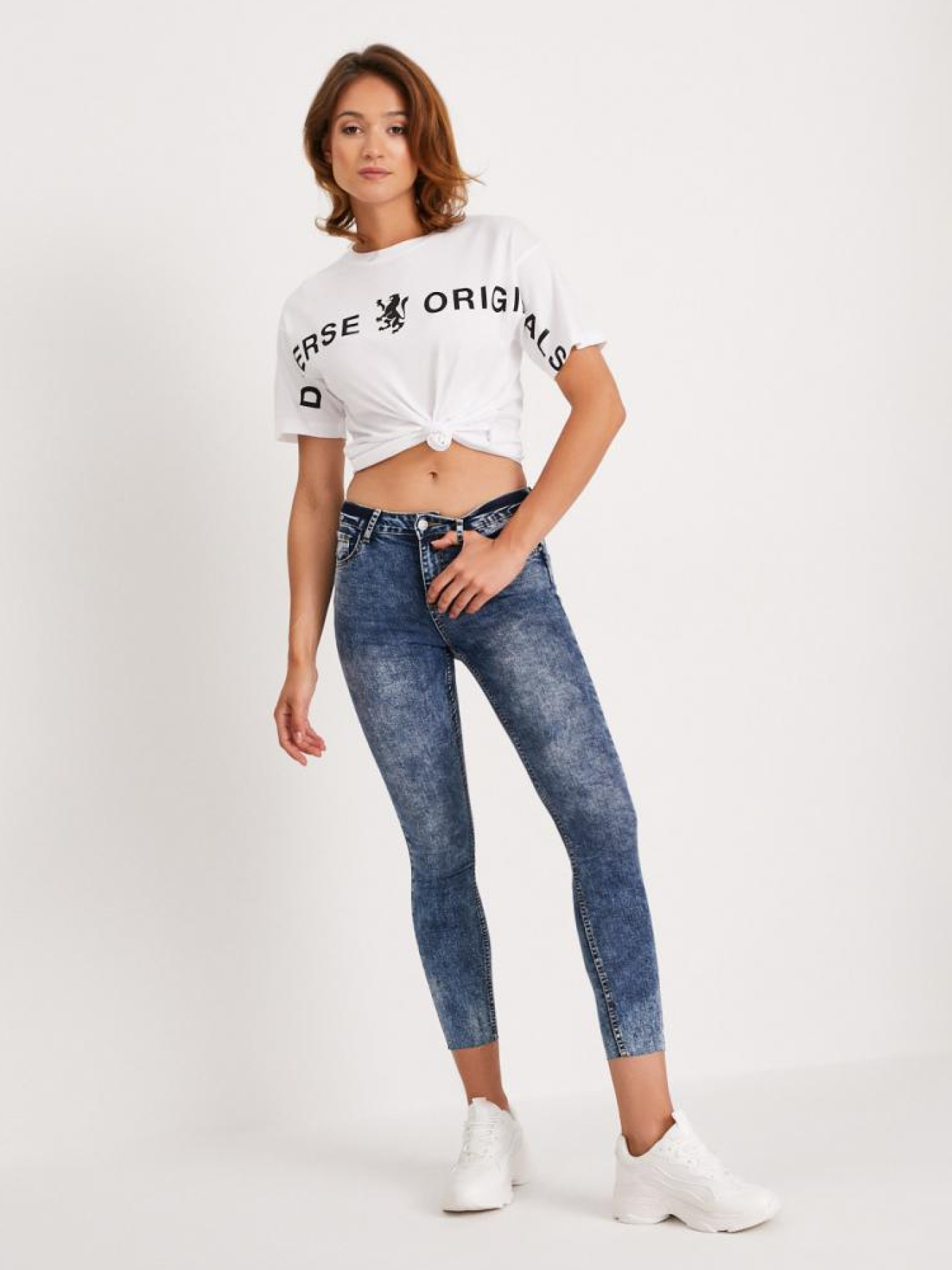 Скинни джинсы DIVERSE Klini модель 10037580 Фото