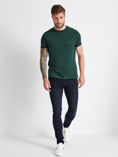 Мужские джинсы slim fit классические приталенные черные модель 10037716 — фото 5 - INTERTOP