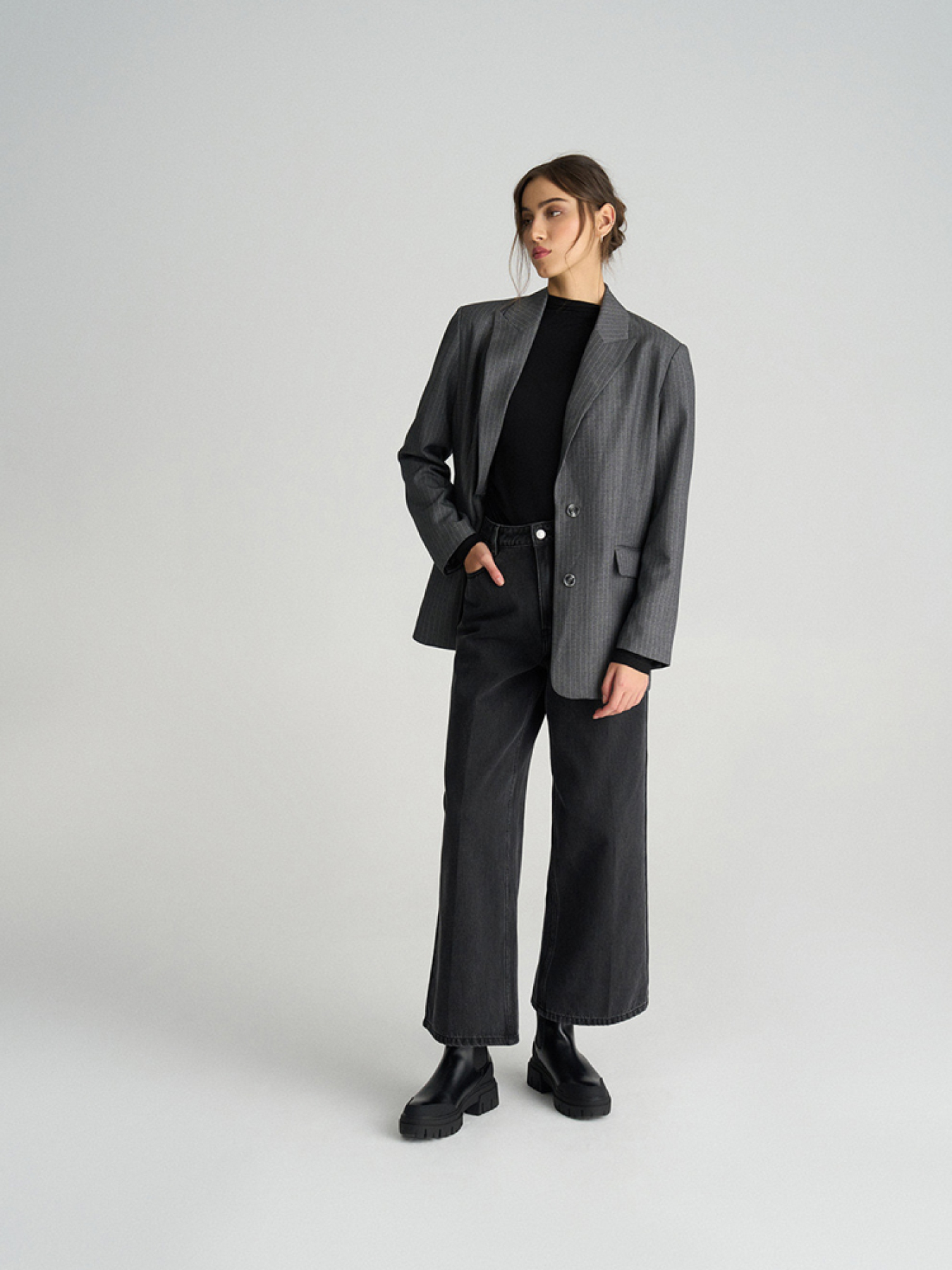 Широкі джинси DIVERSE Serante модель 10045825 Широкі джинси DIVERSE Serante модель 10045825 Фото