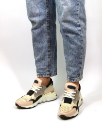 Кросівки повсякденні It-girl модель G155-8004beige-black Кросівки повсякденні It-girl модель G155-8004beige-black Фото