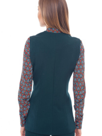 Класичний жилет LadyLike модель ll135160047-zelenij Фото