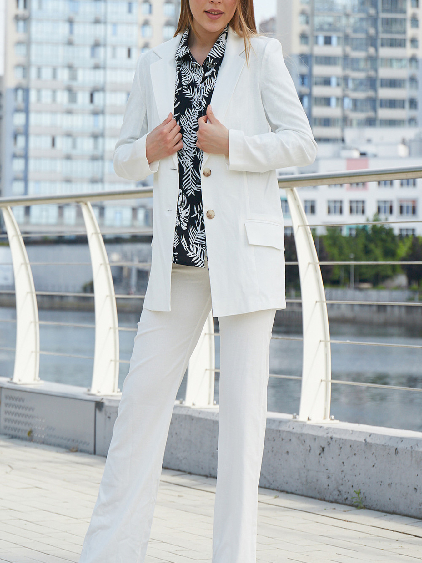 Штани повсякденні LadyLike модель ll19450001-molochnij Фото