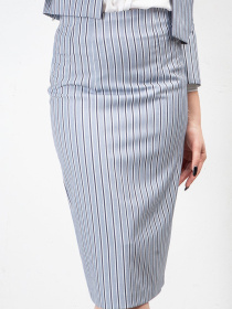 Юбка миди LadyLike модель ll169122461-blakitnij Фото