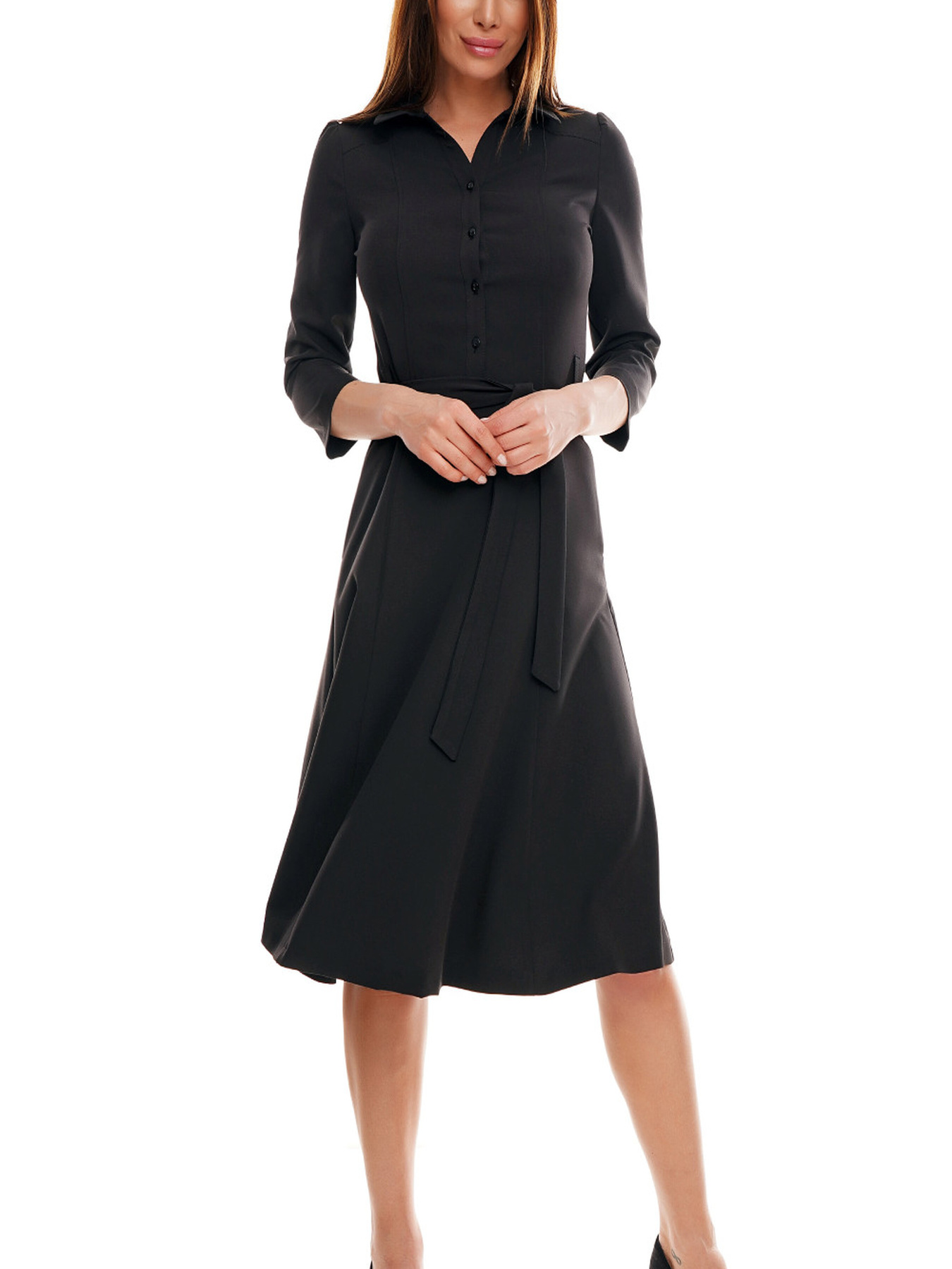 Платье миди LadyLike модель ll101920092-chornij Фото