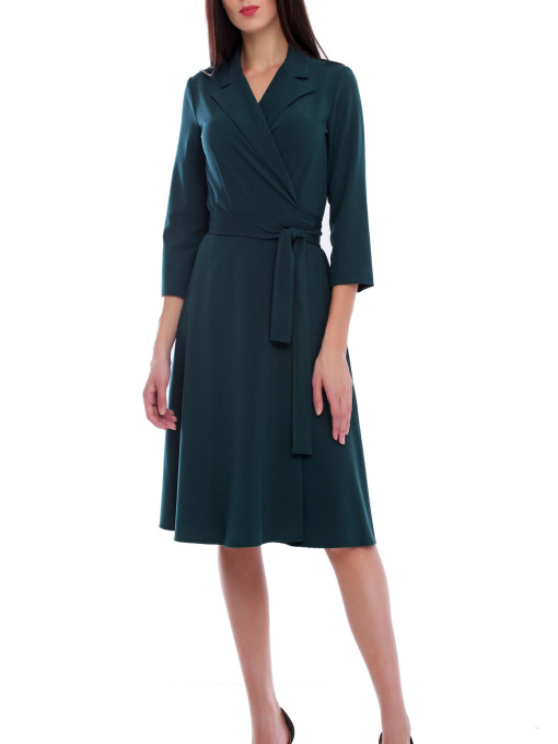 Платье миди LadyLike модель ll166320047-zelenij Фото