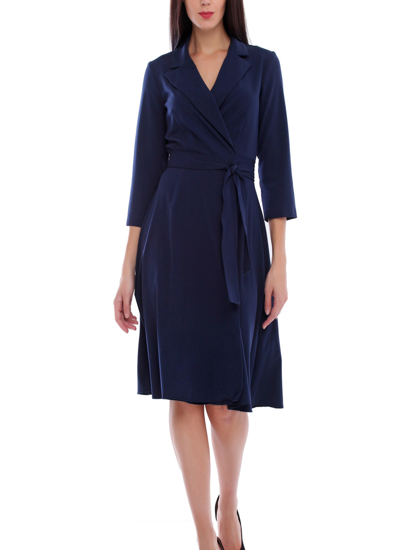 Платье миди LadyLike модель ll166320063-sinj Фото