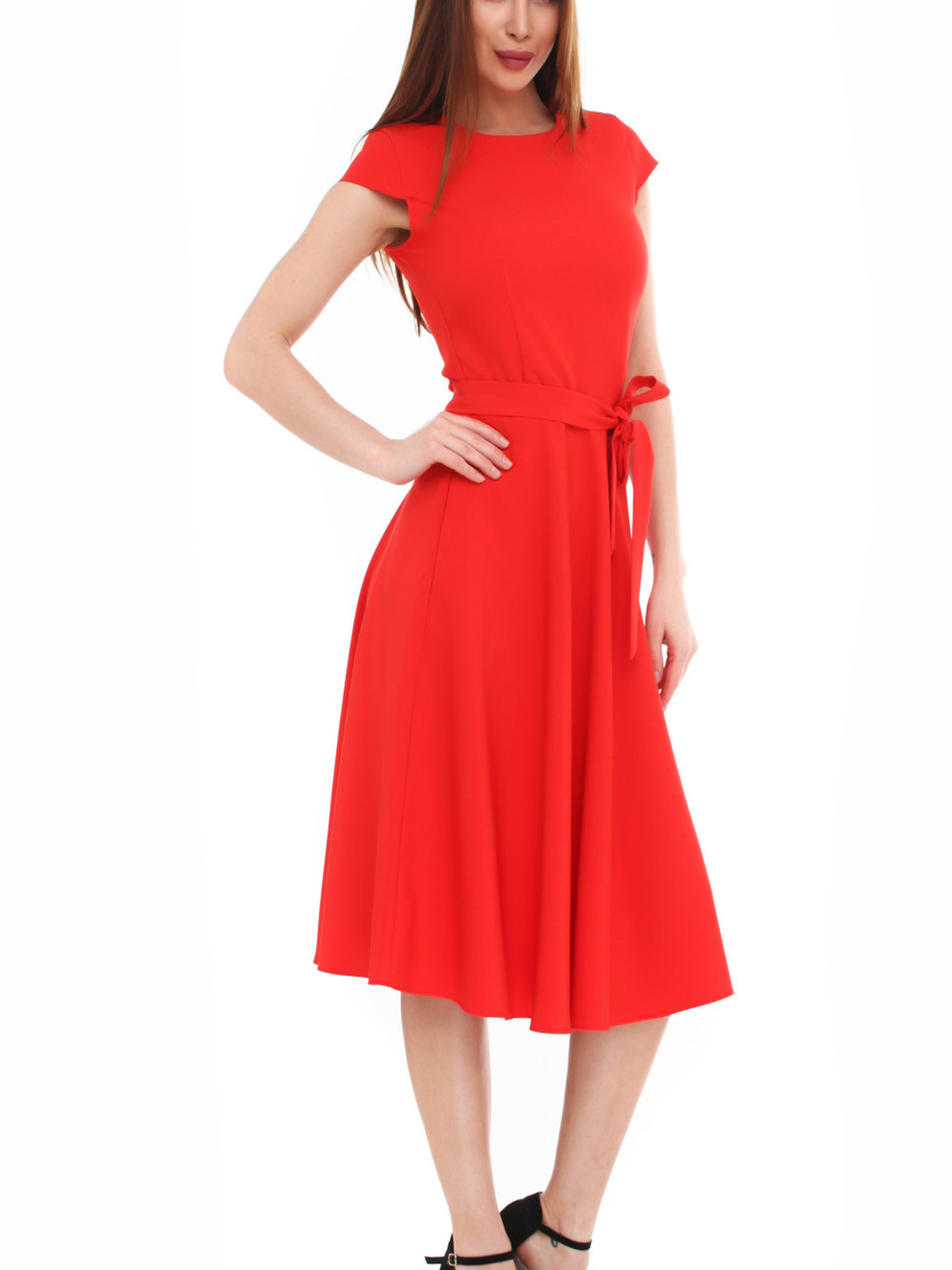 Сукня міді LadyLike модель ll99420009-chervonij Фото