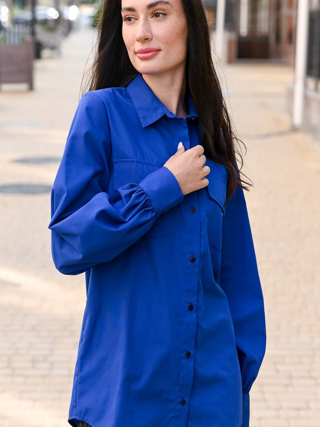 Сорочка LadyLike модель ll182310067-elektrik Фото