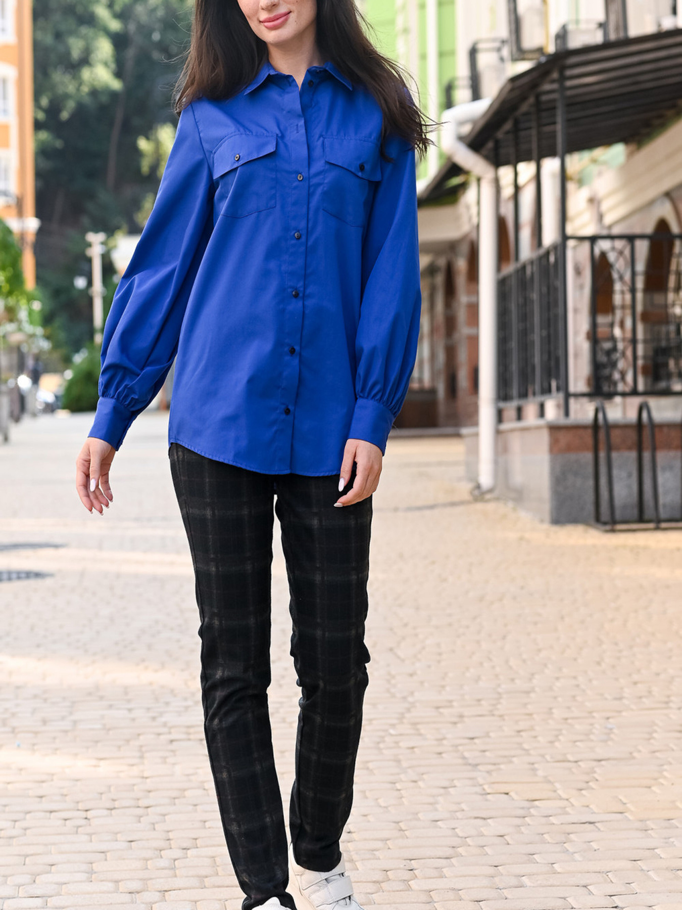 Сорочка повсякденна LadyLike модель ll182310067-elektrik Фото