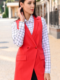 Классический жилет LadyLike модель ll184120010-chervonij Фото