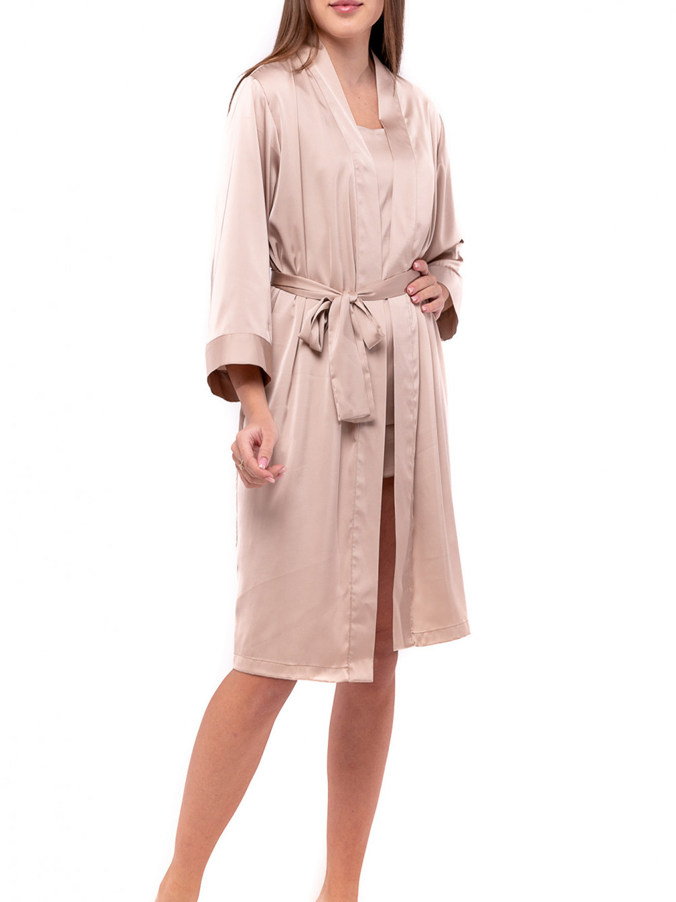 Халат LadyLike модель ll187630089-bezhevij Фото
