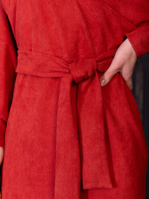 Платье миди LadyLike модель ll170170011-chervonij Фото