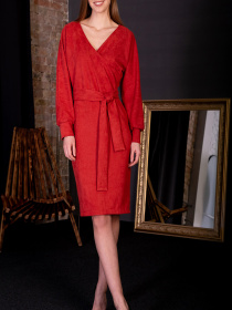 Сукня міді LadyLike модель ll170170011-chervonij Фото