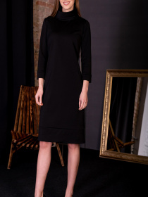 Платье миди LadyLike модель ll111470090-chornij Фото