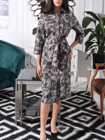 Платье миди LadyLike модель ll192227492-bezhevij Фото