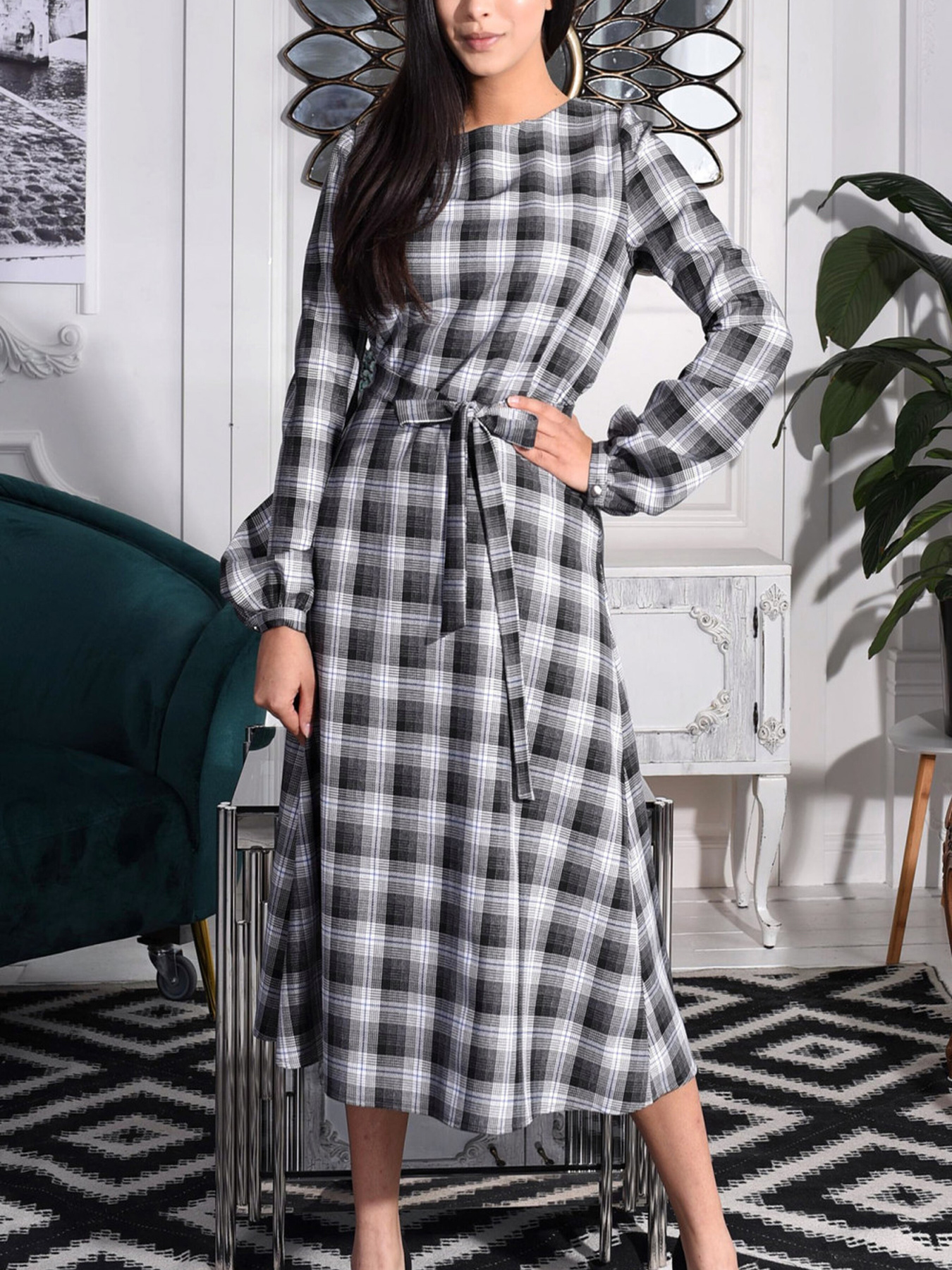 Сукня міді LadyLike модель ll153525790-chornij Фото