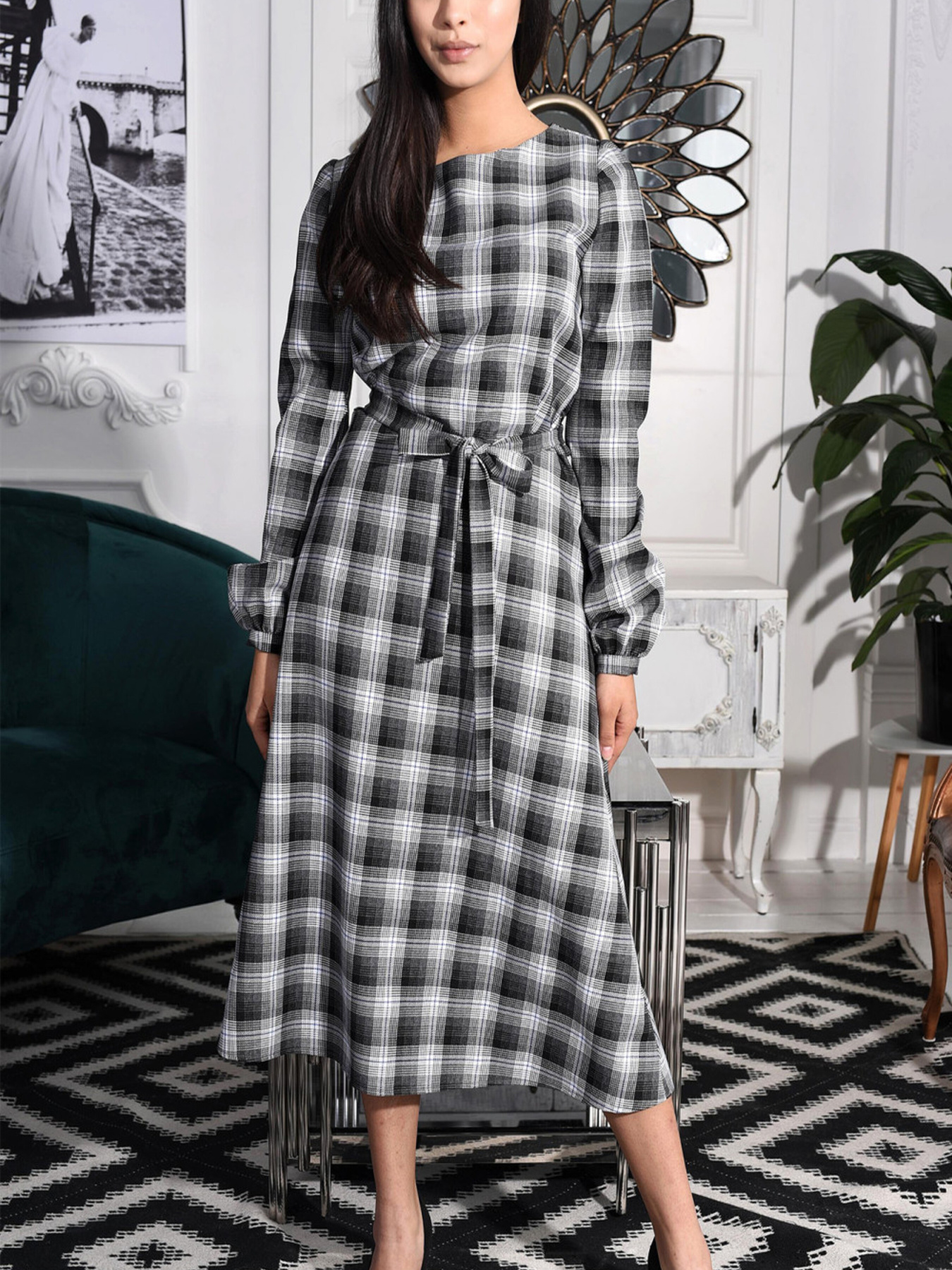 Сукня міді LadyLike модель ll153525790-chornij Фото