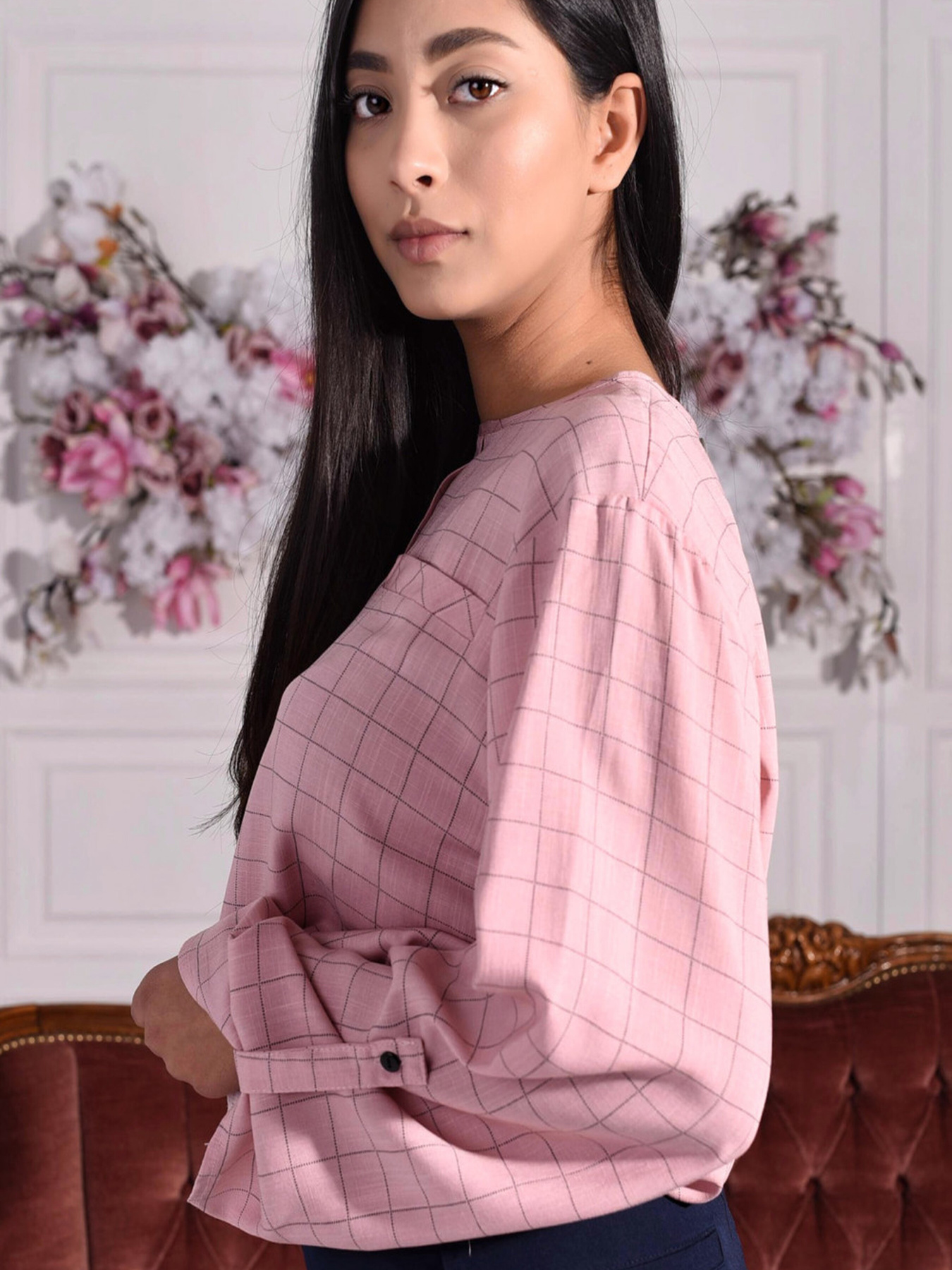 Блуза LadyLike модель ll189915611-rozhevij Фото