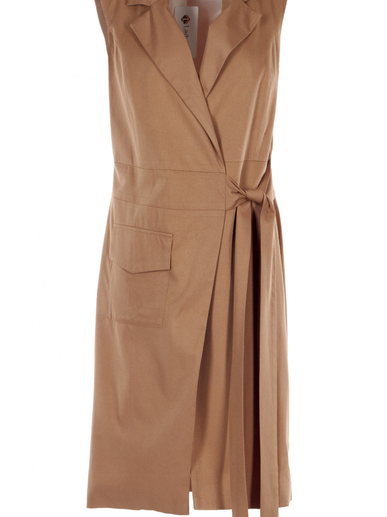 Классический жилет LadyLike модель ll192820089-bezhevij Фото