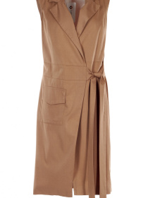 Классический жилет LadyLike модель ll192820089-bezhevij Фото