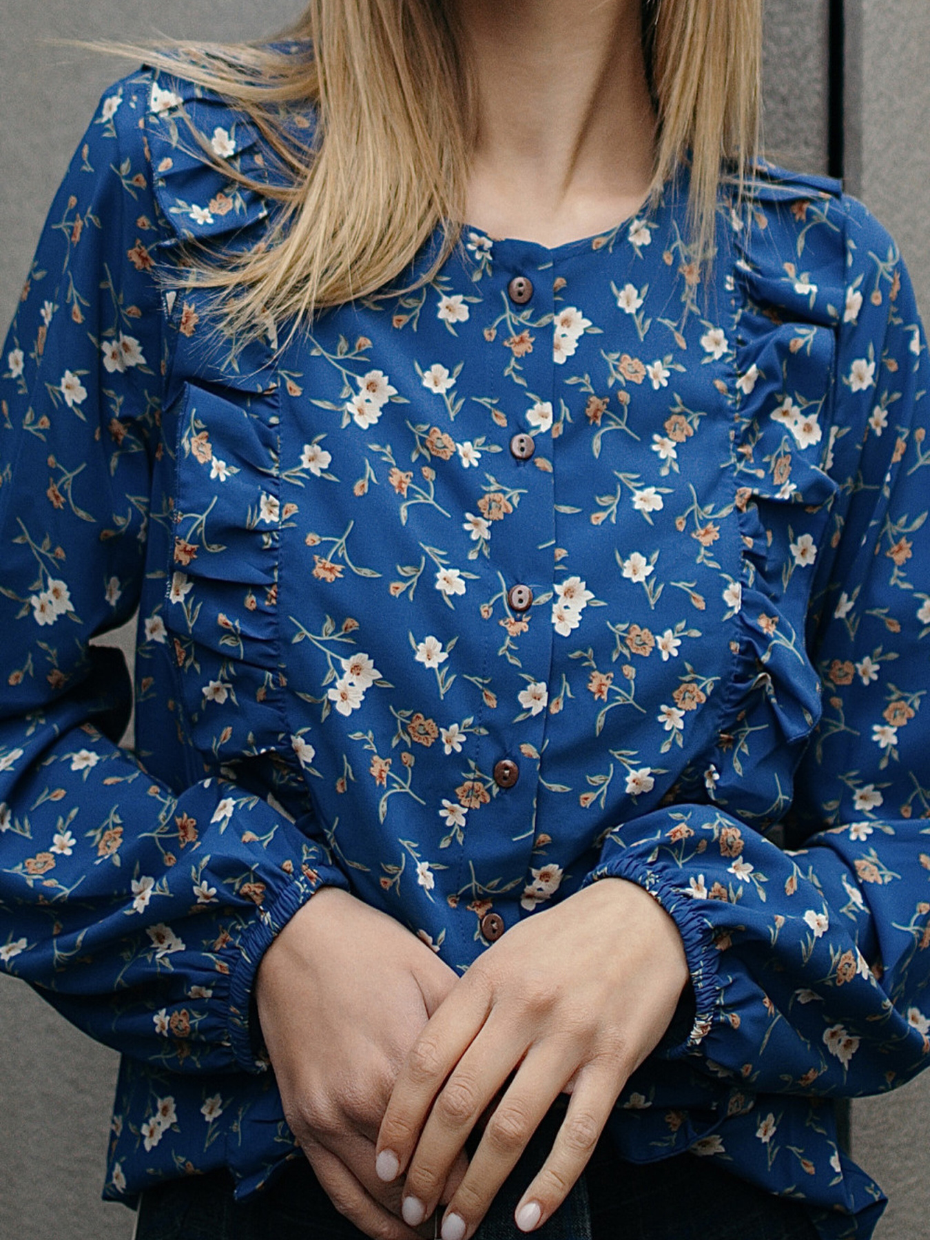 Блуза LadyLike модель ll193115763-sinj Фото