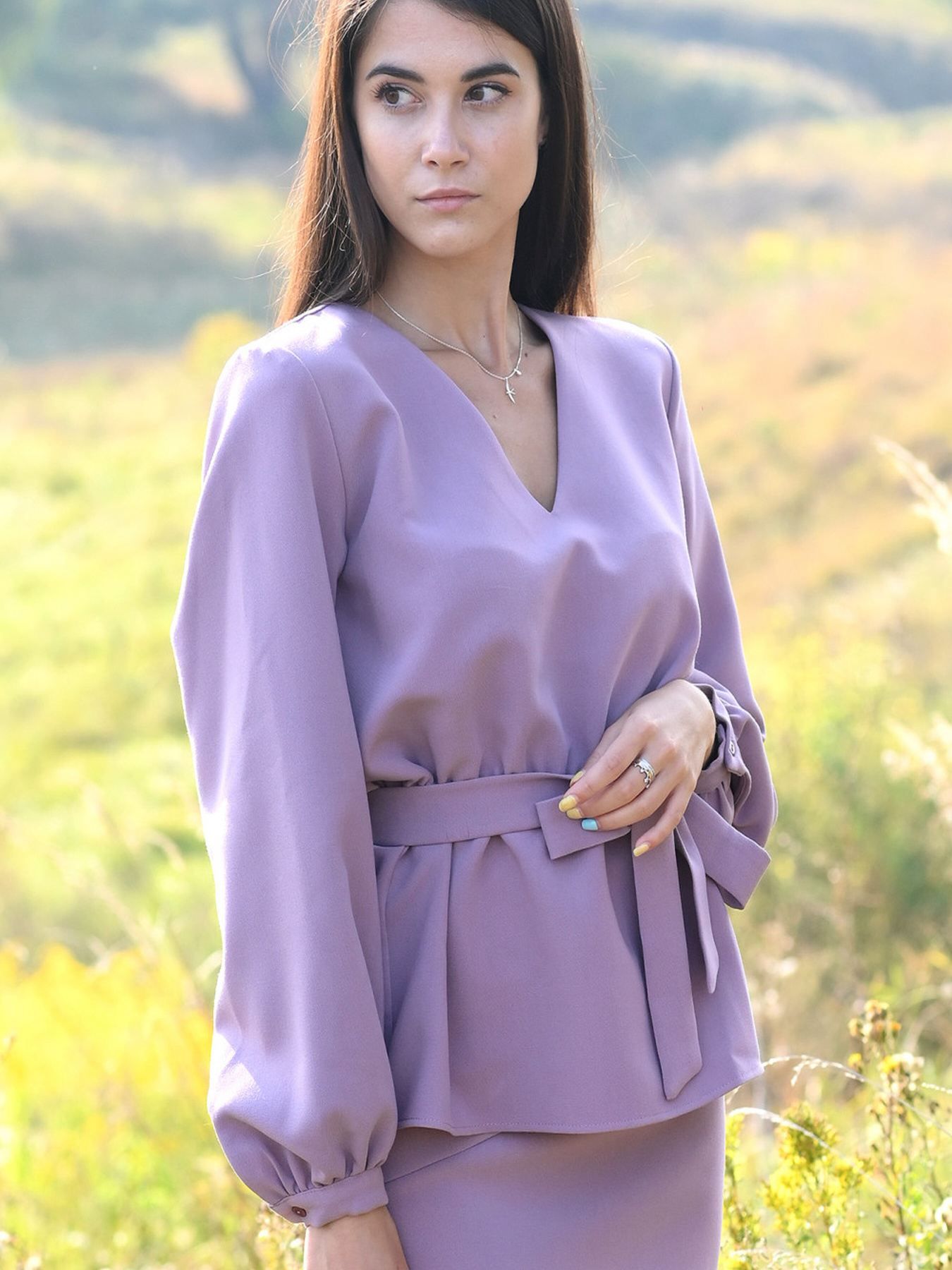 Блуза LadyLike модель ll202120011-rozhevij Фото