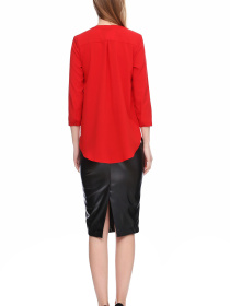 Блуза LadyLike модель ll109710110-chervonij Блуза LadyLike модель ll109710110-chervonij Фото