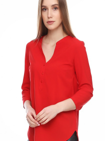 Блуза LadyLike модель ll109710110-chervonij Блуза LadyLike модель ll109710110-chervonij Фото