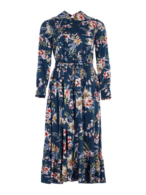 Платье миди LadyLike модель ll186817668-sinj Фото