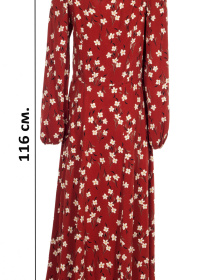 Платье миди LadyLike модель ll204114310-korichnevij Фото