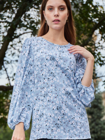 Блуза LadyLike модель ll211915642-blakitnij Блуза LadyLike модель ll211915642-blakitnij Фото