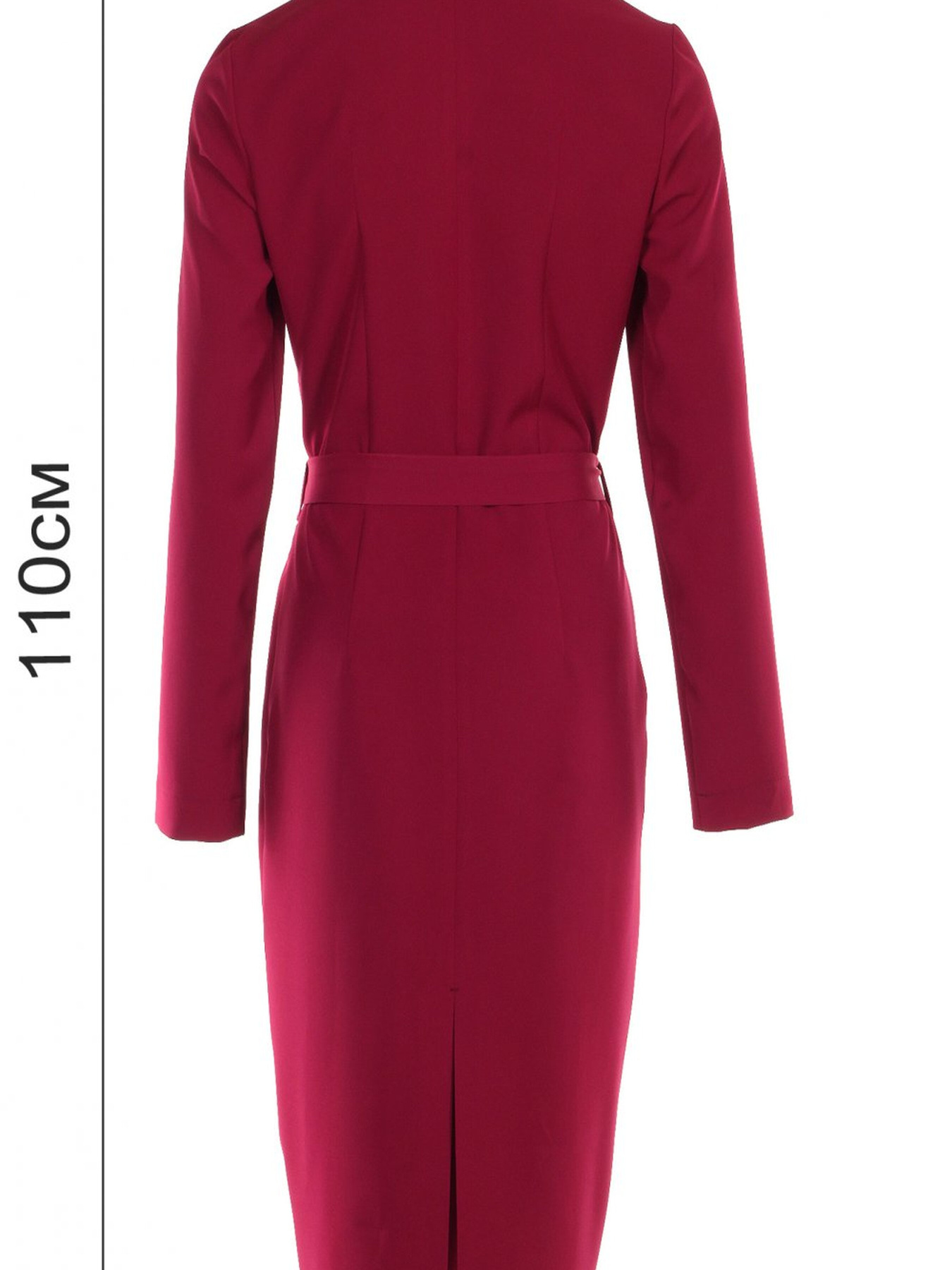 Платье миди LadyLike модель ll19020017-malinovij Фото