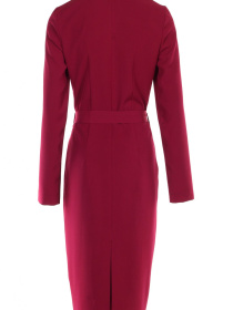 Платье миди LadyLike модель ll19020017-malinovij Фото