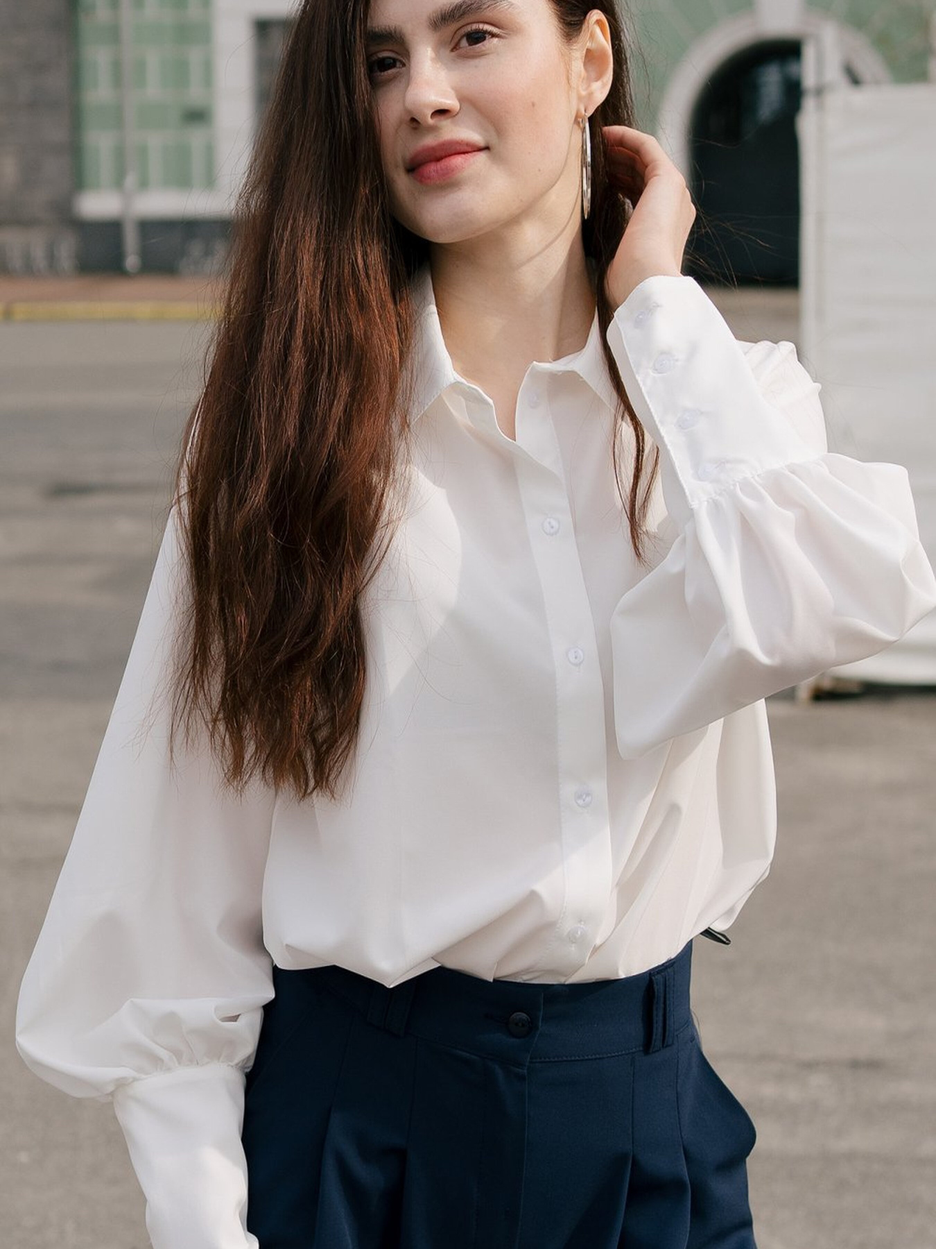 Блуза LadyLike модель ll184010001-molochnij Фото