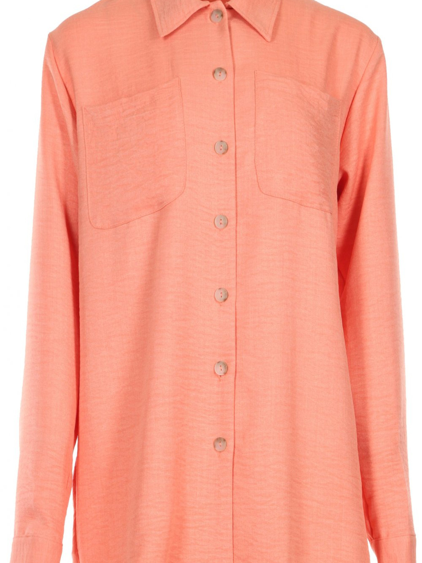 Сорочка повсякденна LadyLike модель ll212710013-koralovij Фото