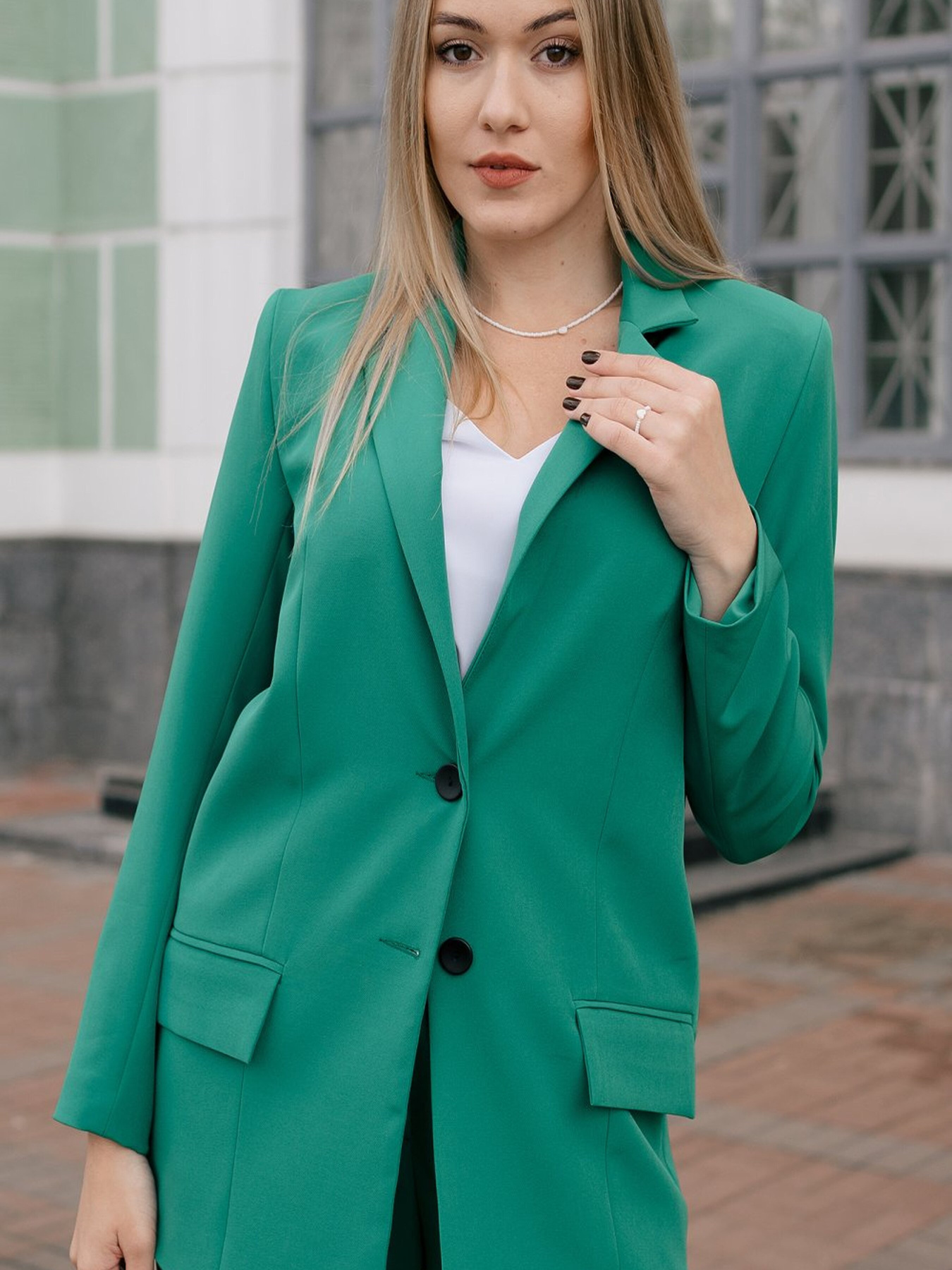 Піджак LadyLike модель ll171020049-zelenij Фото
