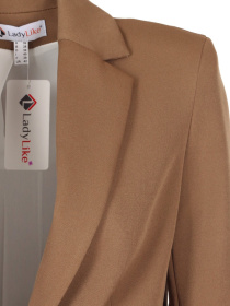 Блейзер LadyLike модель ll212120084-korichnevij Блейзер LadyLike модель ll212120084-korichnevij Фото