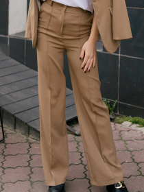 Повсякденні штани LadyLike модель ll18820084-korichnevij Фото