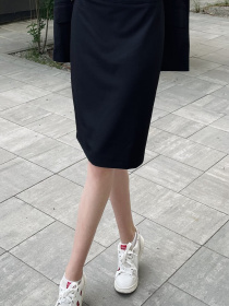 Юбка миди LadyLike модель ll112920091-chornij Юбка миди LadyLike модель ll112920091-chornij Фото