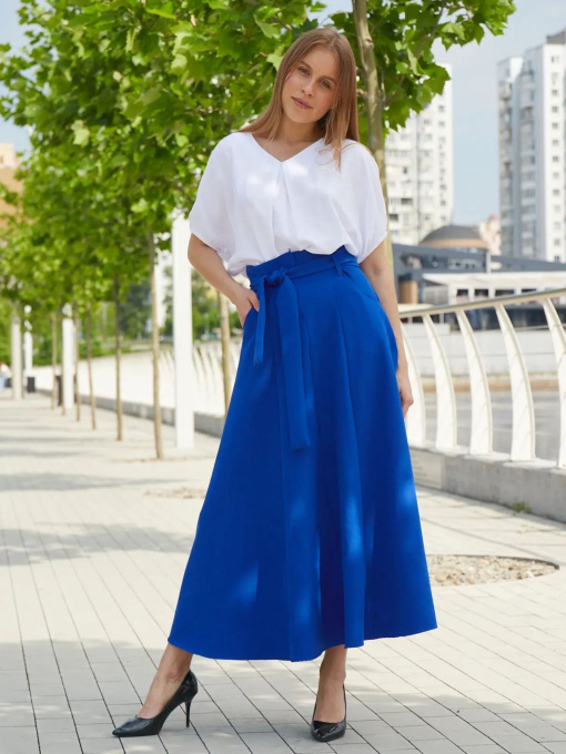 Юбка миди LadyLike модель ll197620067-sinj Фото