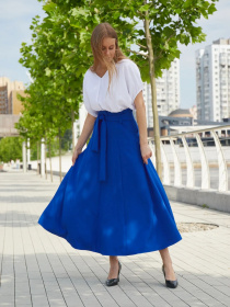 Спідниця міді LadyLike модель ll197620067-sinj Фото