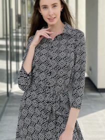 Сукня міді LadyLike модель ll194315790-chornij Фото