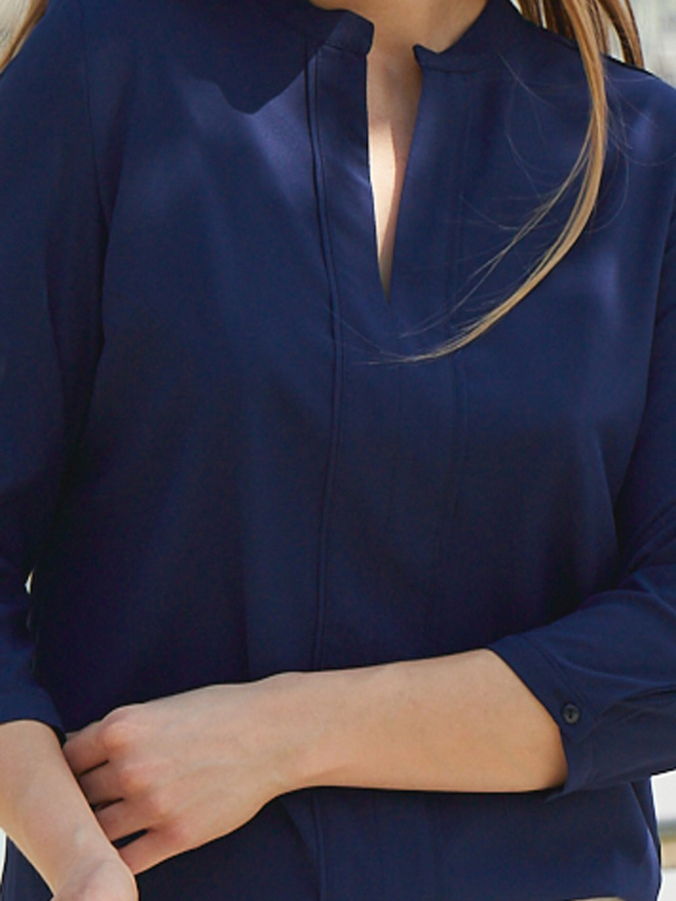 Блуза LadyLike модель ll806110064-sinj Фото