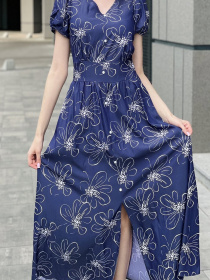 Платье миди LadyLike модель ll214015664-sinj Фото