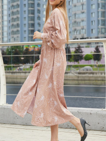 Сукня міді LadyLike модель ll214316789-bezhevij Фото