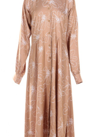 Платье миди LadyLike модель ll214316789-bezhevij Фото